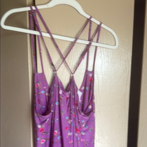 Xhilaration Purple Chemise with Cross-Back Straps - Picture 5 of 5